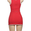 Weird Puss Casual Simple Women 2 Piece Set Tracksuit Skinny Tank Tops+Irregular Hem Skirts Matching Stretch Streetwear Outfits - MAGUSTA BEAUTY
