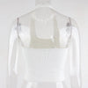 White Halter Sexy Backless Tank Tops for Women Streetwear 2023 Sleeveless Ribbed Knit Vest Top Cropped Feminino - MAGUSTA BEAUTY