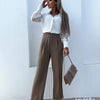 White Sexy Lace Hollow Out Women Blouse Autumn 2025 Spring Black Top Vintage Button Up Shirts Long Sleeve Mesh Design Tops 19948 - MAGUSTA BEAUTY