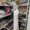 White Sexy One - Shoulder, Off - The - Shoulder, Rhinestone, Backless,One - Shoulder Tight, Hip - Hugging Bandage Dress - MAGUSTA BEAUTY