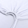 White T-shirt Crop Tops Women Summer Short Sleeve Solid Round Neck Short Tee Top Drawstring Slim Fashion Female Shirts - MAGUSTA BEAUTY