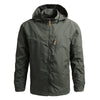 Windbreaker Men Tactical Jacket Waterproof Outdoor Hooded Coat Sports Military European Size S-5XL Field Climbing Thin Outwear - MAGUSTA BEAUTY