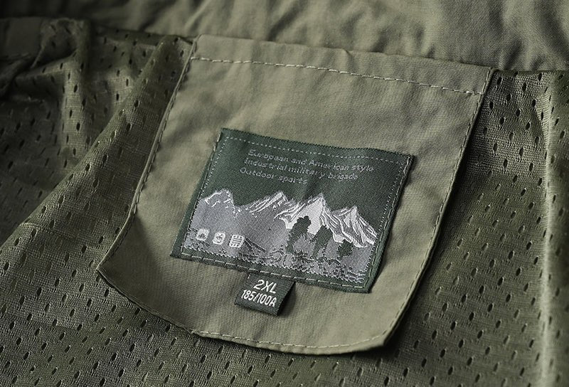 Windbreaker Men Tactical Jacket Waterproof Outdoor Hooded Coat Sports Military European Size S-5XL Field Climbing Thin Outwear - MAGUSTA BEAUTY