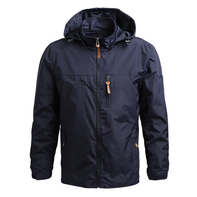 Windbreaker Men Tactical Jacket Waterproof Outdoor Hooded Coat Sports Military European Size S-5XL Field Climbing Thin Outwear - MAGUSTA BEAUTY