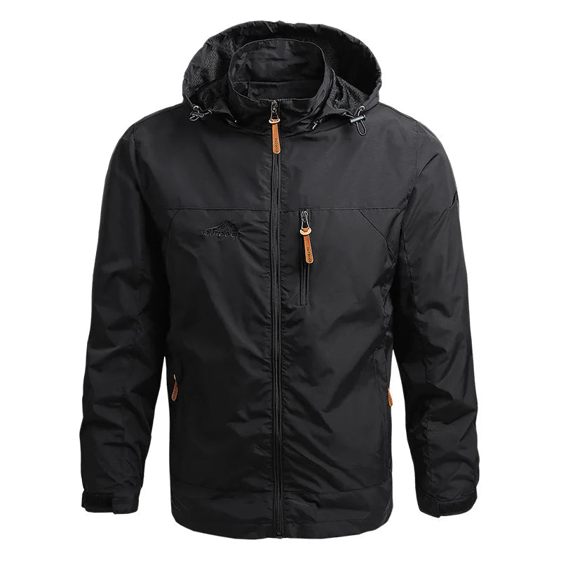 Windbreaker Men Tactical Jacket Waterproof Outdoor Hooded Coat Sports Military European Size S-5XL Field Climbing Thin Outwear - MAGUSTA BEAUTY