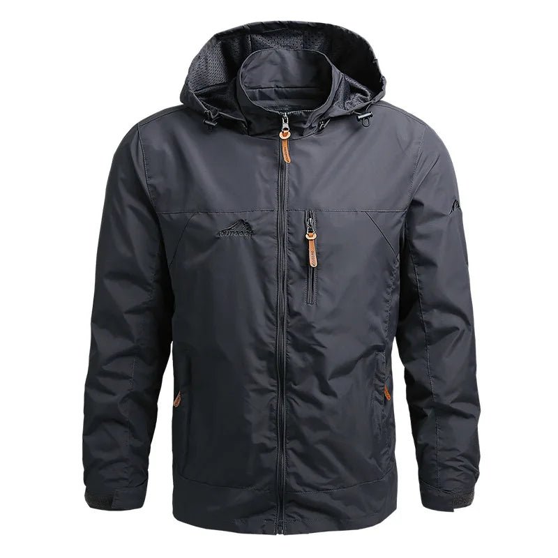 Windbreaker Men Tactical Jacket Waterproof Outdoor Hooded Coat Sports Military European Size S-5XL Field Climbing Thin Outwear - MAGUSTA BEAUTY