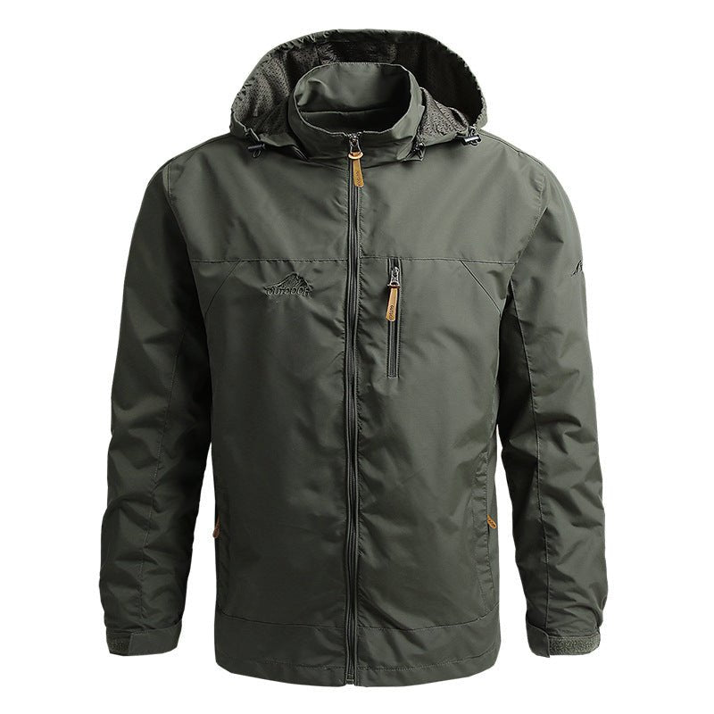 Windbreaker Men Tactical Jacket Waterproof Outdoor Hooded Coat Sports Military European Size S-5XL Field Climbing Thin Outwear - MAGUSTA BEAUTY