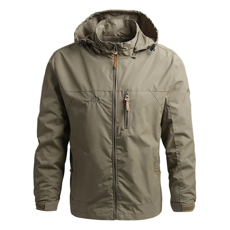 Windbreaker Men Tactical Jacket Waterproof Outdoor Hooded Coat Sports Military European Size S-5XL Field Climbing Thin Outwear - MAGUSTA BEAUTY