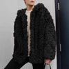 Winter New Men's Solid Color Faux Fur Long-Sleeved Jacket Korean Retro Fashion Trend Street Casual Loose Simple Niche Men's Top - MAGUSTA BEAUTY