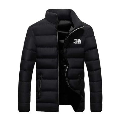 Winter New Thick Men Warm Parka Jackets Casual Men's Outwear Coats Solid Stand Collar Male Windbreak Cotton Padded Down Jacket - MAGUSTA BEAUTY