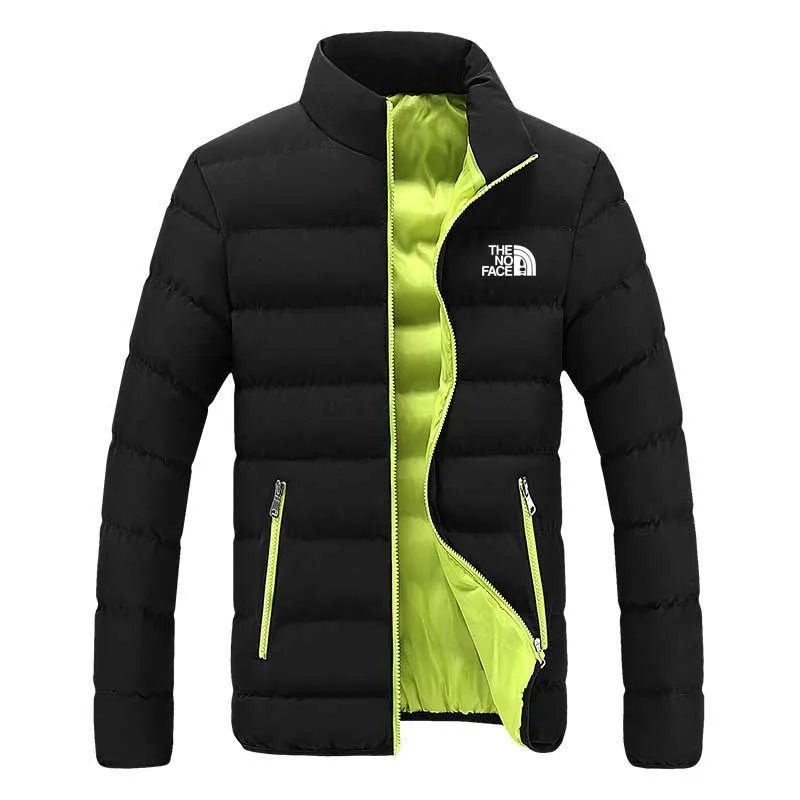 Winter New Thick Men Warm Parka Jackets Casual Men's Outwear Coats Solid Stand Collar Male Windbreak Cotton Padded Down Jacket - MAGUSTA BEAUTY