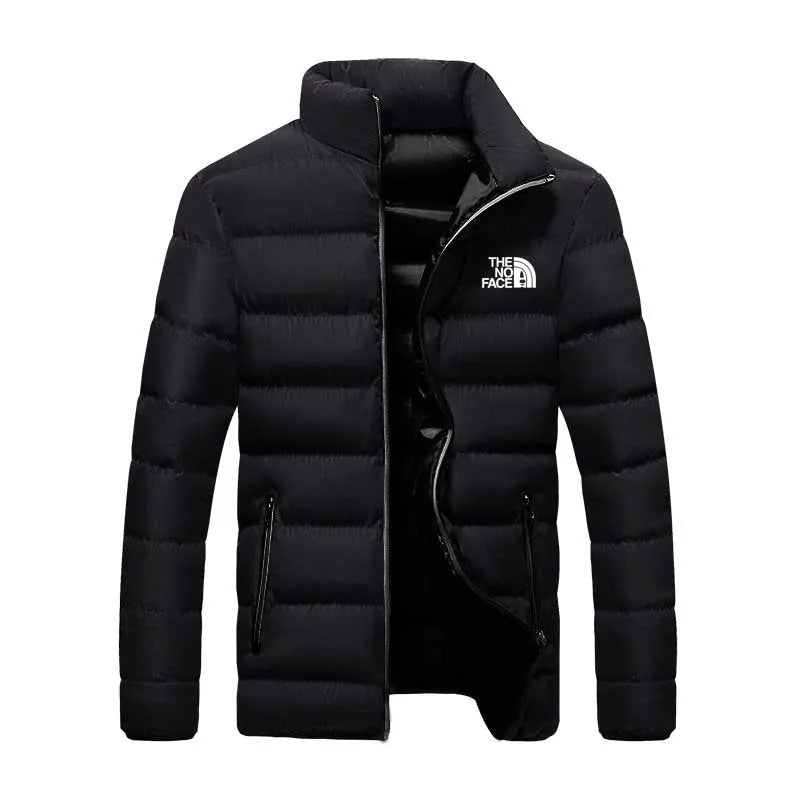 Winter New Thick Men Warm Parka Jackets Casual Men's Outwear Coats Solid Stand Collar Male Windbreak Cotton Padded Down Jacket - MAGUSTA BEAUTY