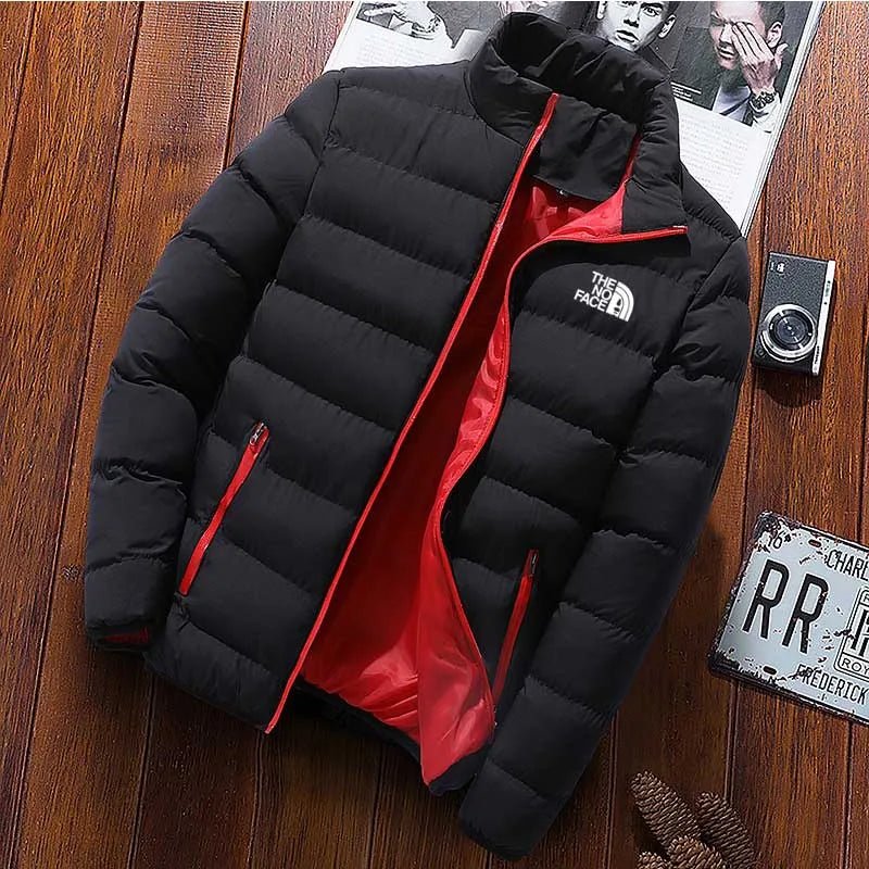 Winter New Thick Men Warm Parka Jackets Casual Men's Outwear Coats Solid Stand Collar Male Windbreak Cotton Padded Down Jacket - MAGUSTA BEAUTY