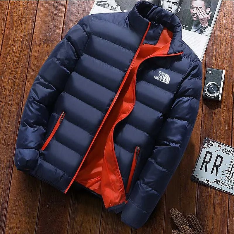 Winter New Thick Men Warm Parka Jackets Casual Men's Outwear Coats Solid Stand Collar Male Windbreak Cotton Padded Down Jacket - MAGUSTA BEAUTY