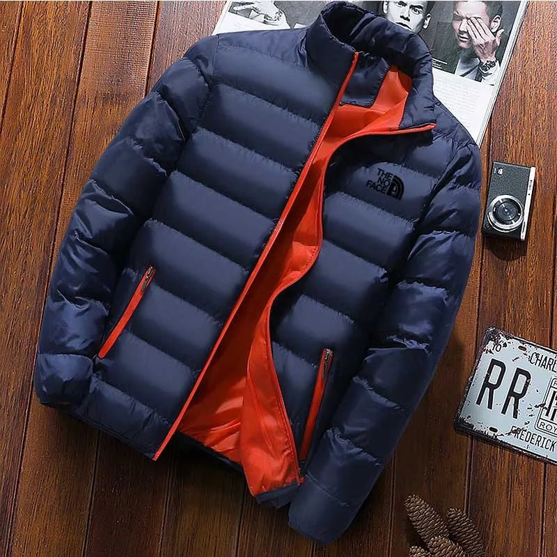 Winter New Thick Men Warm Parka Jackets Casual Men's Outwear Coats Solid Stand Collar Male Windbreak Cotton Padded Down Jacket - MAGUSTA BEAUTY