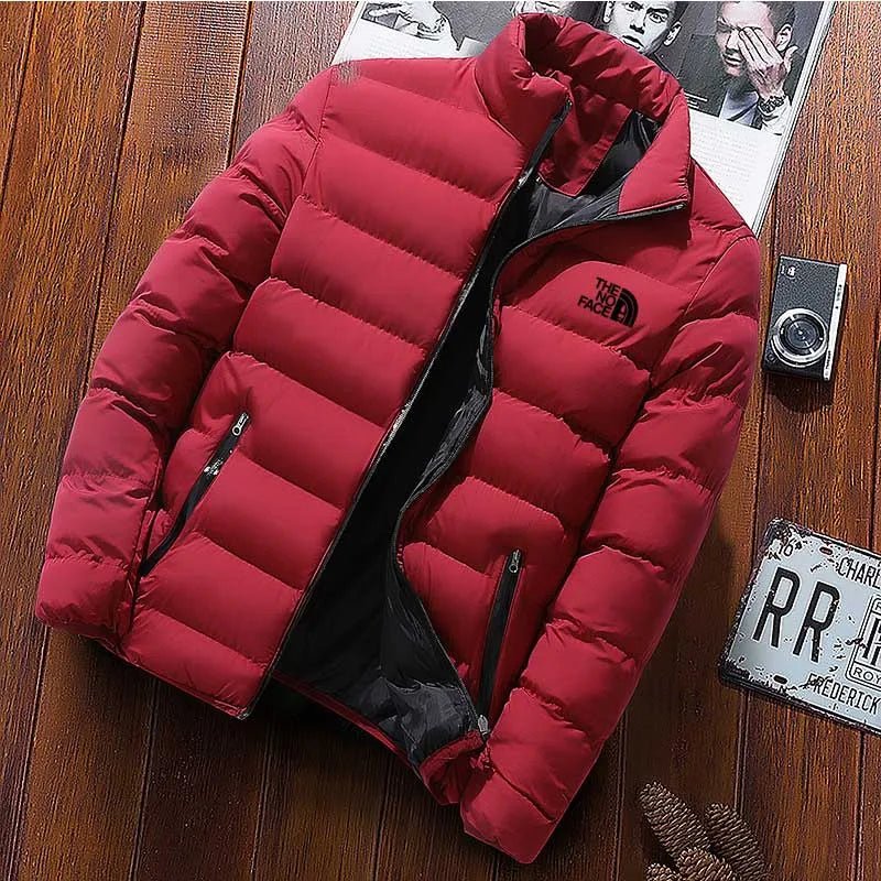 Winter New Thick Men Warm Parka Jackets Casual Men's Outwear Coats Solid Stand Collar Male Windbreak Cotton Padded Down Jacket - MAGUSTA BEAUTY