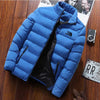Winter New Thick Men Warm Parka Jackets Casual Men's Outwear Coats Solid Stand Collar Male Windbreak Cotton Padded Down Jacket - MAGUSTA BEAUTY