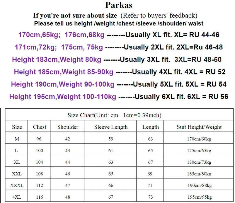 Winter New Thick Men Warm Parka Jackets Casual Men's Outwear Coats Solid Stand Collar Male Windbreak Cotton Padded Down Jacket - MAGUSTA BEAUTY