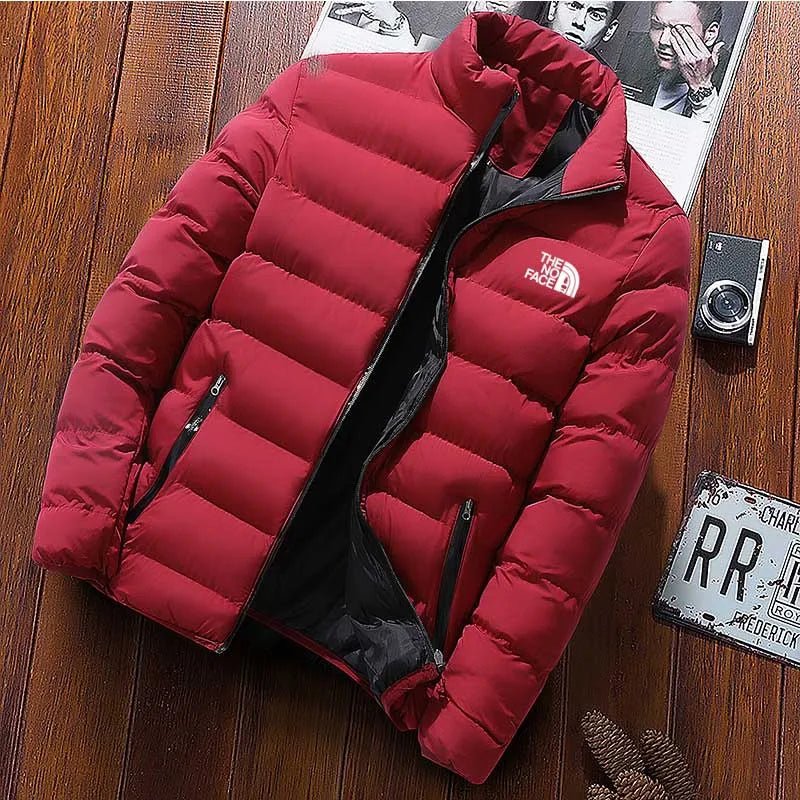 Winter New Thick Men Warm Parka Jackets Casual Men's Outwear Coats Solid Stand Collar Male Windbreak Cotton Padded Down Jacket - MAGUSTA BEAUTY