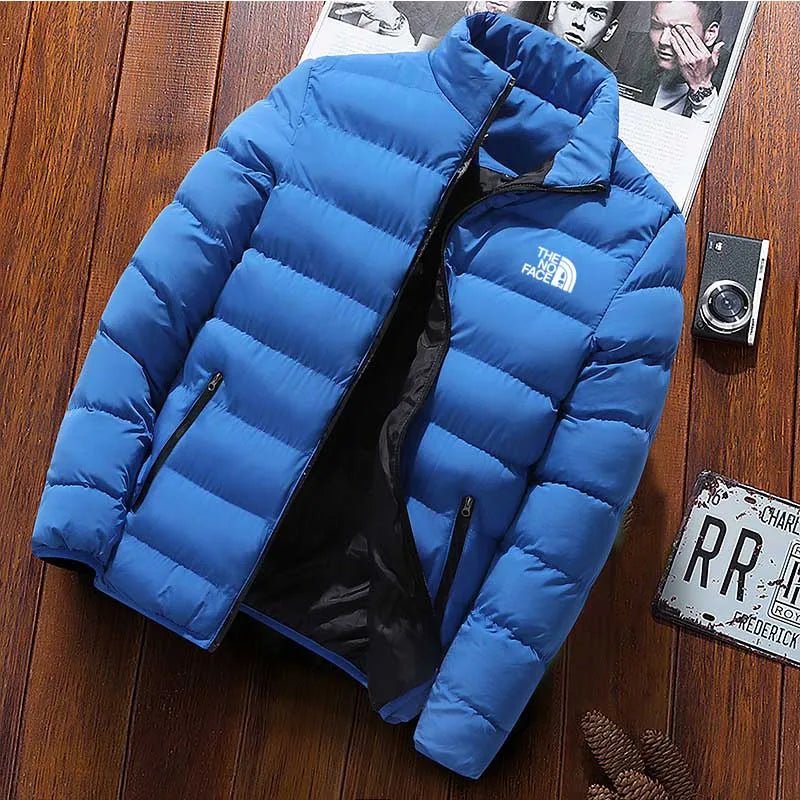 Winter New Thick Men Warm Parka Jackets Casual Men's Outwear Coats Solid Stand Collar Male Windbreak Cotton Padded Down Jacket - MAGUSTA BEAUTY