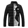 Winter New Thick Men Warm Parka Jackets Casual Men's Outwear Coats Solid Stand Collar Male Windbreak Cotton Padded Down Jacket - MAGUSTA BEAUTY