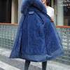 Winter Parka 2024 New Women Jacket Clothes Long Coat Wool Liner Hooded Jacket Fur Collar Thick Warm Snow Wear Fashion Parka - MAGUSTA BEAUTY