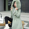 Winter Parka 2024 New Women Jacket Clothes Long Coat Wool Liner Hooded Jacket Fur Collar Thick Warm Snow Wear Fashion Parka - MAGUSTA BEAUTY