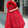 Winter Parka 2024 New Women Jacket Clothes Long Coat Wool Liner Hooded Jacket Fur Collar Thick Warm Snow Wear Fashion Parka - MAGUSTA BEAUTY