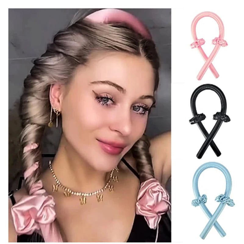 Woman Heatless Curling Rod Heatless Hair Curls Headband Make Hair Soft Shiny Hair Curler Hairdressing Tools Accessories - MAGUSTA BEAUTY