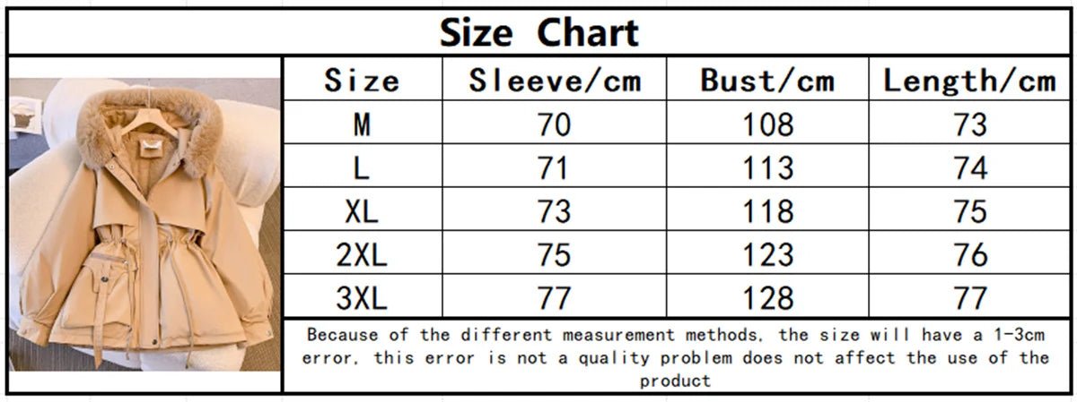 Women Autumn Winter Fashion Coats Korean Hooded Drawstring Padded Jackets Solid Female Casual Street Outfit Coat Zip Up Parkas - MAGUSTA BEAUTY