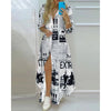 Women Boho Printed Long Shirts Dress Summer Turn-down Collar Long Sleeve Party Dress Female Casual Evening Maxi Dresses Vestidos - MAGUSTA BEAUTY