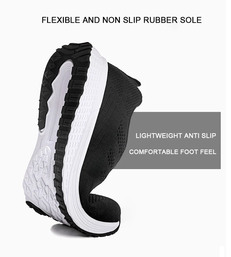 Women Casual Shoes Breathable Walking Mesh Lace Up Flat Shoes Sneakers Women Tenis Feminino Pink Black White - MAGUSTA BEAUTY