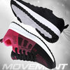 Women Casual Shoes Breathable Walking Mesh Lace Up Flat Shoes Sneakers Women Tenis Feminino Pink Black White - MAGUSTA BEAUTY