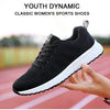 Women Casual Shoes Breathable Walking Mesh Lace Up Flat Shoes Sneakers Women Tenis Feminino Pink Black White - MAGUSTA BEAUTY