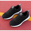 Women Casual Shoes Breathable Walking Mesh Lace Up Flat Shoes Sneakers Women Tenis Feminino Pink Black White - MAGUSTA BEAUTY