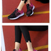 Women Casual Shoes Breathable Walking Mesh Lace Up Flat Shoes Sneakers Women Tenis Feminino Pink Black White - MAGUSTA BEAUTY