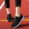 Women Casual Shoes Breathable Walking Mesh Lace Up Flat Shoes Sneakers Women Tenis Feminino Pink Black White - MAGUSTA BEAUTY