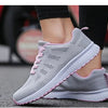 Women Casual Shoes Fashion Breathable Walking Mesh Flat Shoes Sneakers Women 2021 Gym Vulcanized Shoes White Female Footwear - MAGUSTA BEAUTY