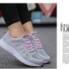 Women Casual Shoes Fashion Breathable Walking Mesh Flat Shoes Sneakers Women 2021 Gym Vulcanized Shoes White Female Footwear - MAGUSTA BEAUTY