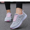 Women Casual Shoes Fashion Breathable Walking Mesh Flat Shoes Sneakers Women 2021 Gym Vulcanized Shoes White Female Footwear - MAGUSTA BEAUTY