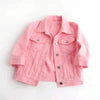 Women Denim Jacket Spring Autumn Short Coat Pink Jean Jackets Casual Tops Purple Yellow Purple Blue Loose Tops Lady Outerwear - MAGUSTA BEAUTY