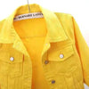 Women Denim Jacket Spring Autumn Short Coat Pink Jean Jackets Casual Tops Purple Yellow Purple Blue Loose Tops Lady Outerwear - MAGUSTA BEAUTY