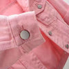 Women Denim Jacket Spring Autumn Short Coat Pink Jean Jackets Casual Tops Purple Yellow Purple Blue Loose Tops Lady Outerwear - MAGUSTA BEAUTY
