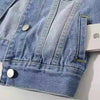 Women Denim Jacket Spring Autumn Short Coat Pink Jean Jackets Casual Tops Purple Yellow Purple Blue Loose Tops Lady Outerwear - MAGUSTA BEAUTY