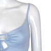 Women Lace - up Camisole Hollow Out Crop Top Summer New Thin Sexy Backless Spaghetti Strap Vest V - Neck Tanks Top Y2k Sleeveless - MAGUSTA BEAUTY