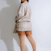 Women Mini Ruched Skirts Set +Full Sleeve PU Leather Jackets Two 2 Piece Set Outfits 2025 Fall Casual Street Night Club - MAGUSTA BEAUTY