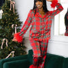 Women New Year Pajamas Set Christmas Party Loungewear Long Sleeve Feather Shirt Pants Sleepwear Santa Claus Night Wears Pyjamas - MAGUSTA BEAUTY