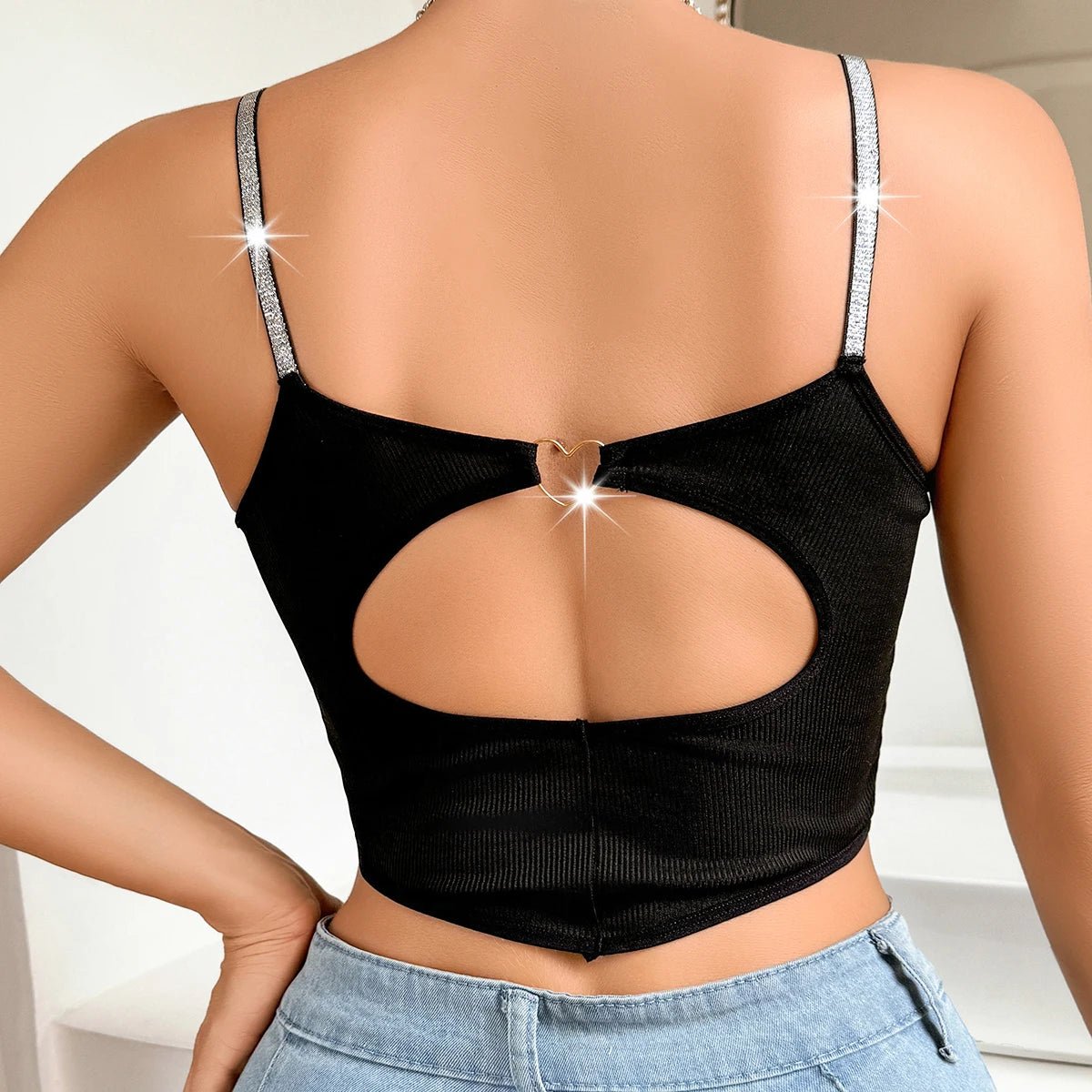 Women Seamless Crop Tops Sexy Bras Female Breathable Brassiere New Fashion Vest Solid Color Hollow Out Ribbed Intimates Lingerie - MAGUSTA BEAUTY