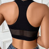 Women Sexy Tank Tops Fishnet Hollow Out Sports Off Shoulder Crop Top Female Outwear Stretch Comfortable Casual Tanks Chic Vest - MAGUSTA BEAUTY