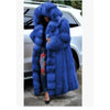 Women Solid Plush Warm Cardigan Coat Autumn Winter Faux Fur Large Coat Women's Casual Long Sleeve Hooded Faux Fur Coat - MAGUSTA BEAUTY